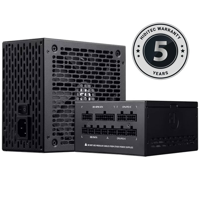 Hiditec BZX750 V2 750 W 80Plus Bronze Full Modular Negro